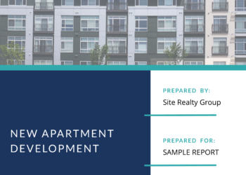Site Apartment Feasibility Study for new construction report cover